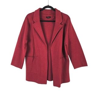 Quince Red Women's Cardigan